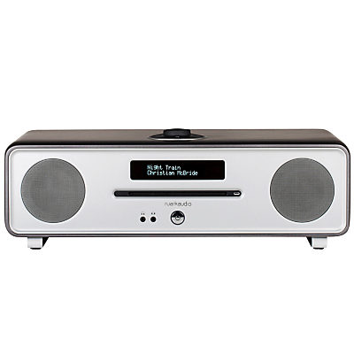 Ruark R4-30 30th Anniversary DAB/DAB+/FM/CD Bluetooth All-In-One Music System with OLED Display, Wooden Case & Titanium Finish